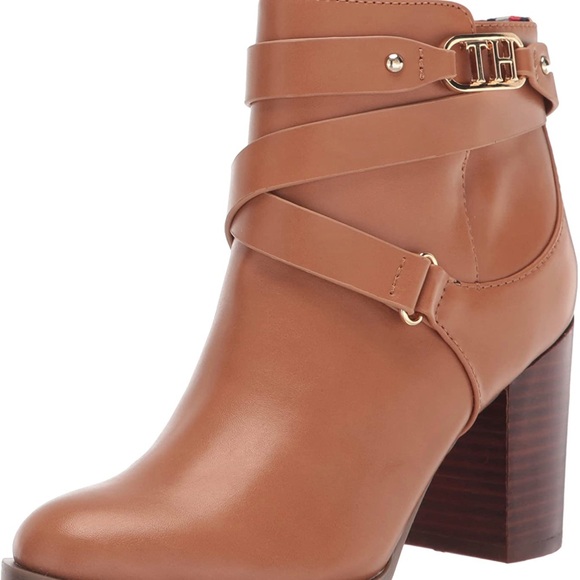 Tommy Hilfiger Women’s Ankle Boots Size 9 Brown - Picture 7 of 11